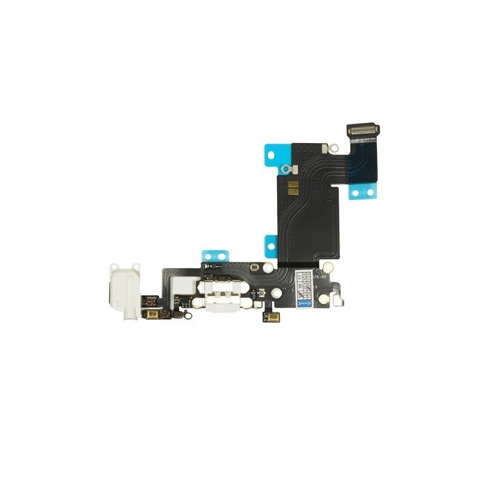 Flex Conector Carga + Micro iPhone 6S Plus Blanco