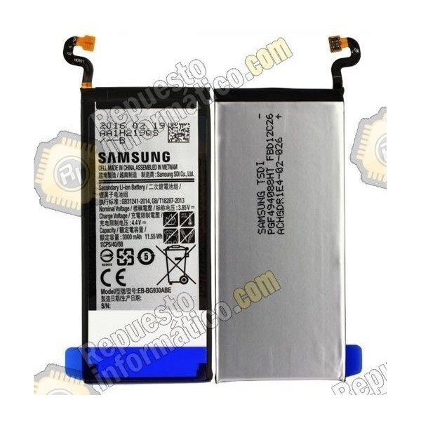 Bateria  Galaxy S7  (EB-BG930ABE) ((G930F)) 3000mAh