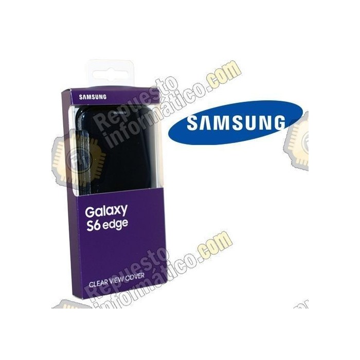 CLEAR VIEW COVER 100% original en su caja Galaxy S6 (G920F) (Azul)