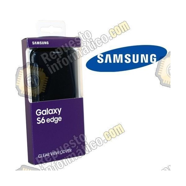 CLEAR VIEW COVER 100% original en su caja Galaxy S6 (G920F) (Azul)