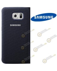 Flip Wallet de NYLON100% original en su caja Galaxy S6 (G920F) (AZUL)