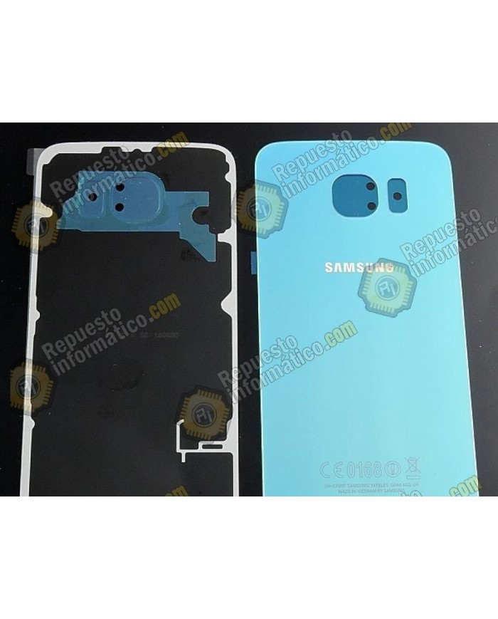 Tapa de Bateria Color Cian Samsung S6 (G920) Desmontaje
