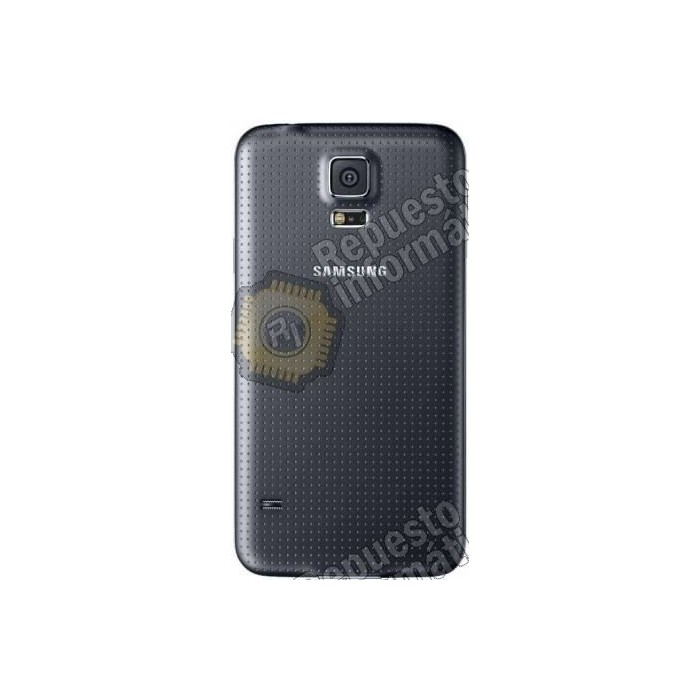Tapa Trasera Samsung Galaxy S5 Sm-g900 Color Gris Oscuro ( Desmotaje )