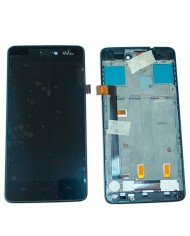 Pantalla  Wiko Highway Signs Negro Con Marco