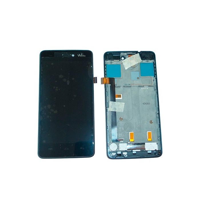 Pantalla  Wiko Highway Signs Negro Con Marco