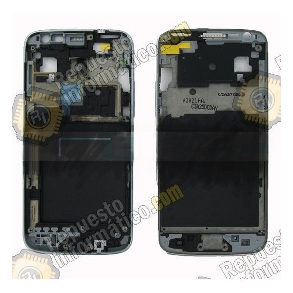 Marco frontal plata Samsung azul Samsung Galaxy Express 2  (G3815) usada