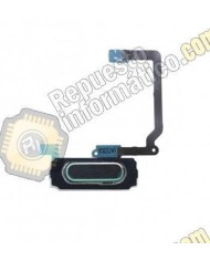 Flex-Boton Home Galaxy S5, Sensor Huellas, (NEGRA) (Desmontaje)