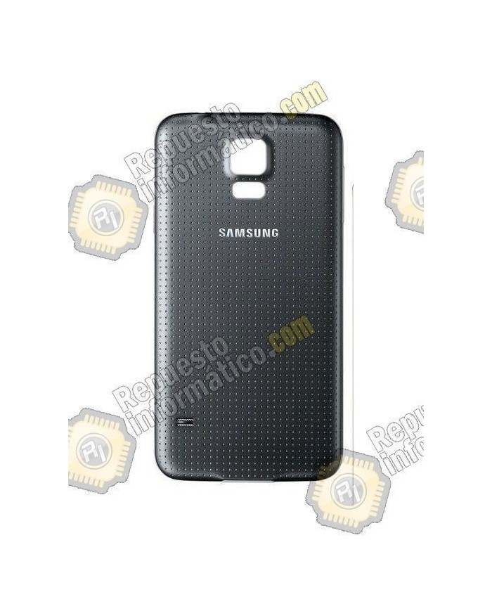 Tapa+goma Negro Original G900F Galaxy S5 (Desmontaje)