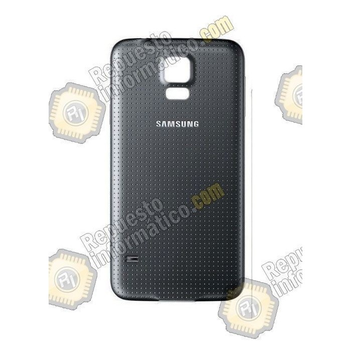 Tapa+goma Negro Original G900F Galaxy S5 (Desmontaje)