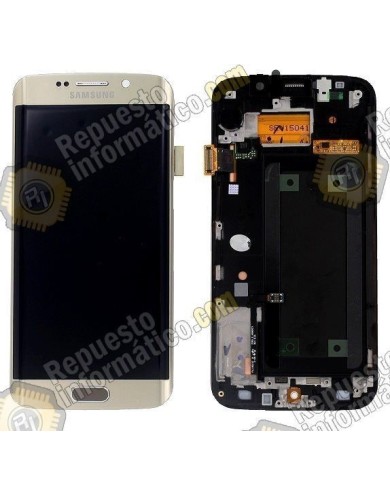 Pantalla (Lcd+tactil)+ flex decarga  Galaxy S6 Edge+ (G928) Gold (Directo de Fabrica)