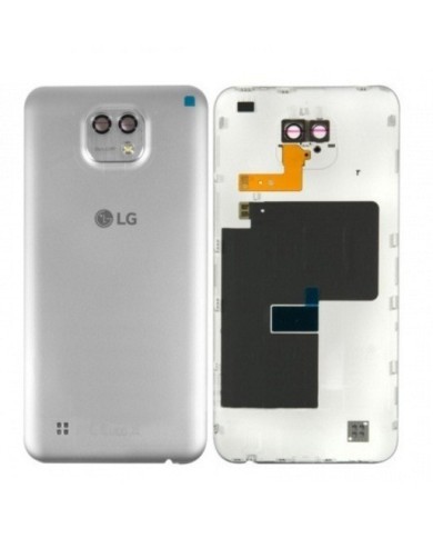 TAPA TRASERA ORIGINAL CON NFC (SWAP) LG X CAM K580 COLOR PLATA