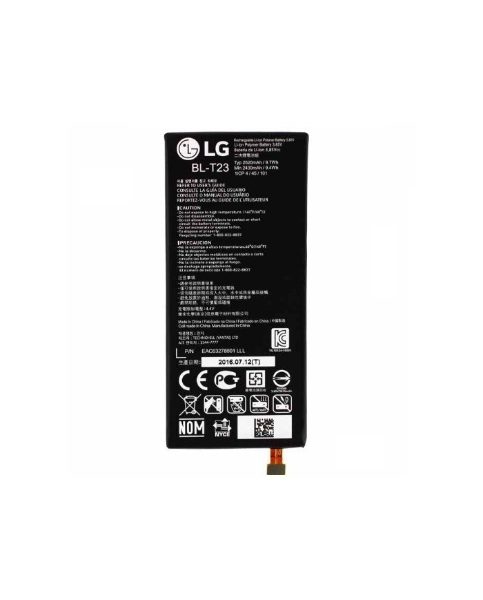BATERIA LG X CAM K580 ORIGINAL RECUPERADA