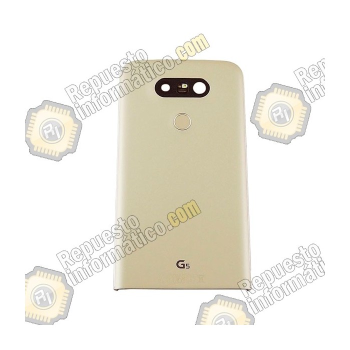 Tapa trasera Dorada para LG G5 H850 (Botón+LED Fash+Jack+Flex Botones Laterales)
