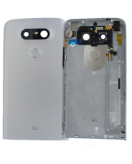 Tapa Trasera silver para LG G5 H850 (Botón+LED Fash+Jack+Flex Botones Laterales)
