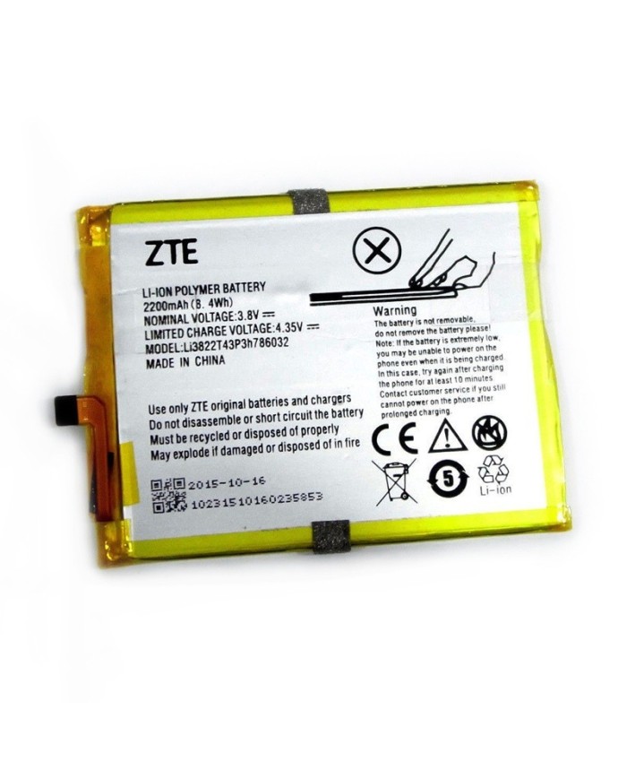 BATERIA ORIGINAL ZTE BLADE V6 RECUPERADA