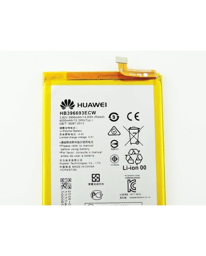 N130 Bateria HB396693ECW Para Huawei Mate 8 NXT-AL10 NXT-TL00 De 4000mAh
