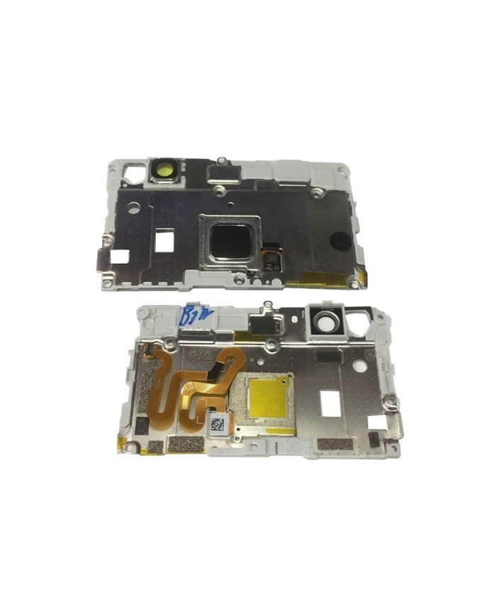 Carcasa Intermedia Flex Lector de Huella Negro Huawei P9 Lite