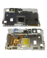 Carcasa Intermedia Flex Lector de Huella Negro Huawei P9 Lite