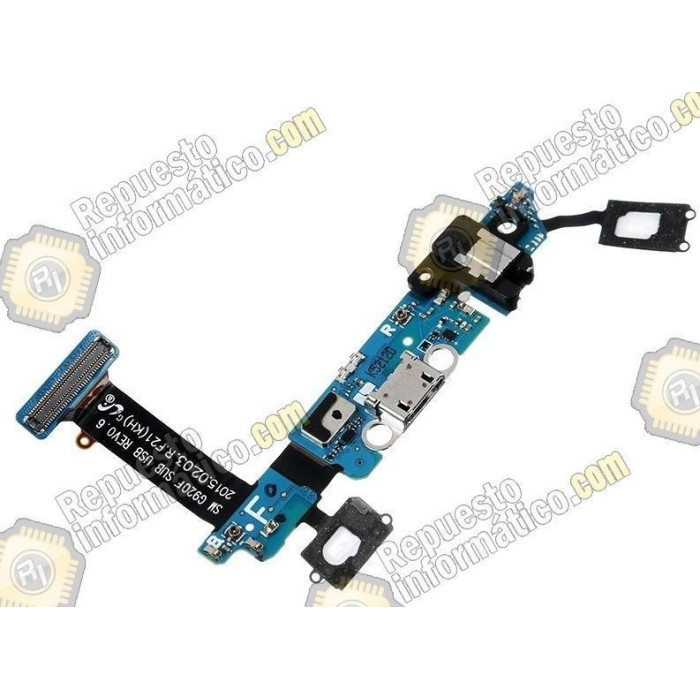 Flex + Conector Carga + Micro Original Samsung S6 G920  (SWAP)