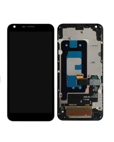 Pantalla Completa Com Marco LG Q6 M700 Negra