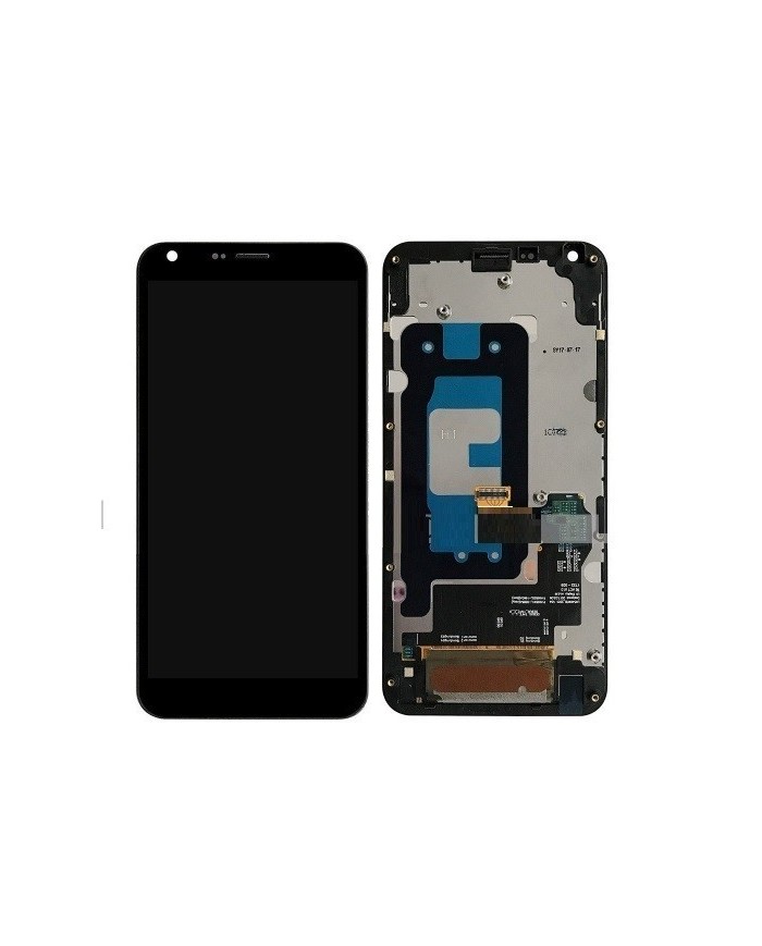 Pantalla Completa Com Marco LG Q6 M700 Negra