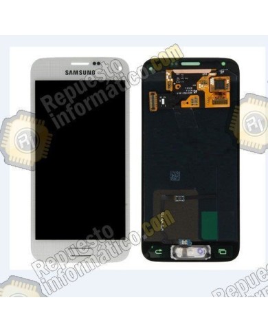 Pantalla blanca (LCD+Tactil) Samsung G800F (GALAXY S5mini) directo de fabrica