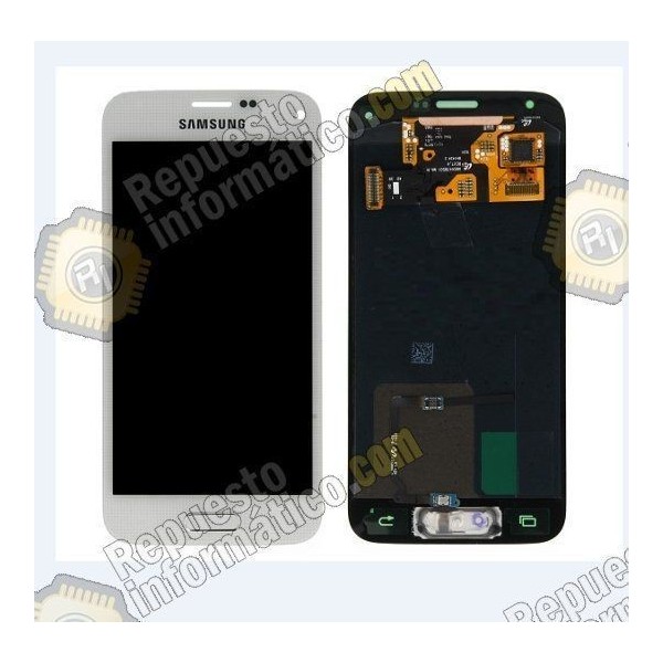 Pantalla blanca (LCD+Tactil) Samsung G800F (GALAXY S5mini) directo de fabrica