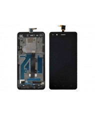 Pantalla Lcd + Tactil Con Marco Original BQ M4.5 Negra