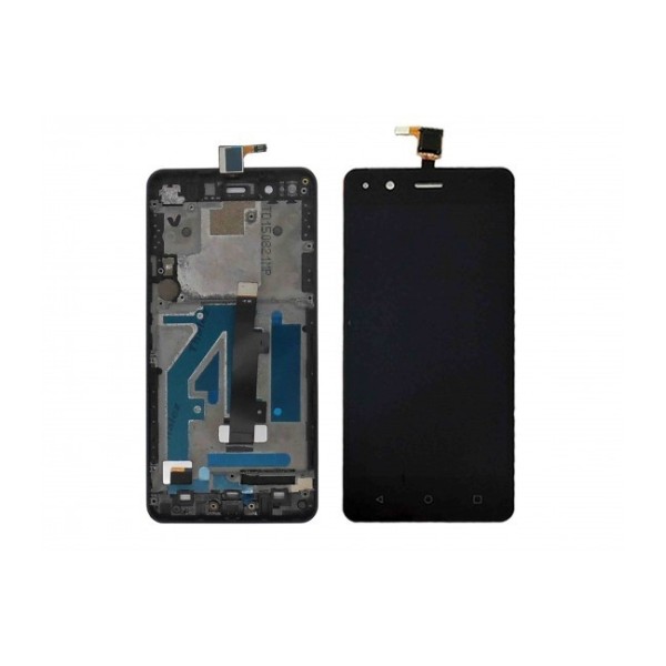Pantalla Lcd + Tactil Con Marco Original BQ M4.5 Negra