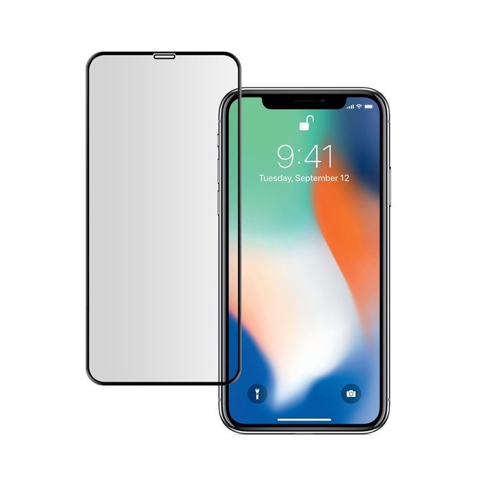 Cristal Templado IPhone X 3D Negro