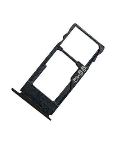 Bandeja Sim/MicroSD para BQ Aquarius V Plus Negra