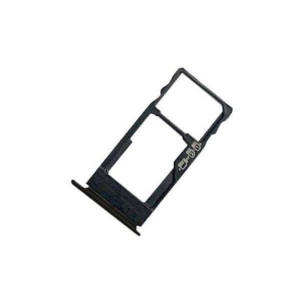 Bandeja Sim/MicroSD para BQ Aquarius V Plus Negra