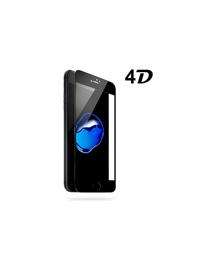 Cristal Templado 4D, Negro IPhone 8 Plus