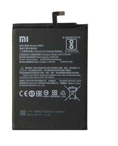Bateria Xiaomi MI Max 3 MB51