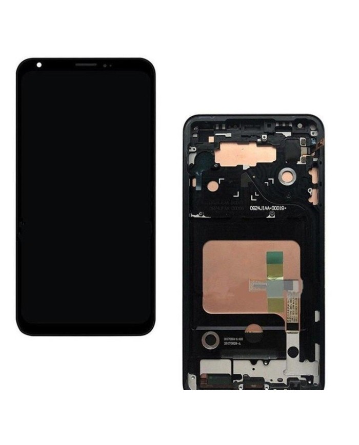 Pantalla Lcd + Tactil con Marco  LG V30 H930 Negra