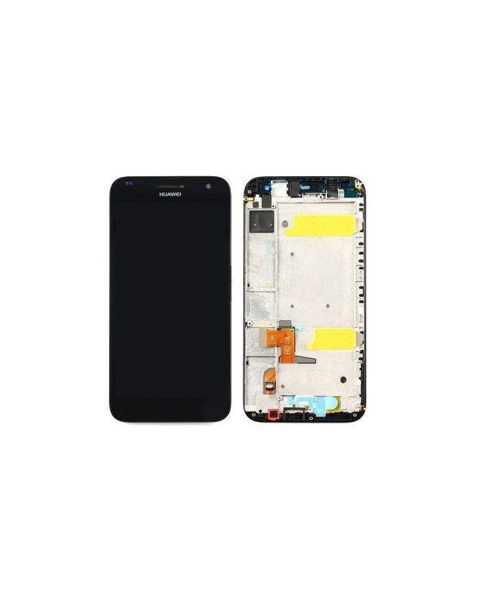 Pantalla Lcd + Tactil con Marco Original Huawei Ascend G7 Negra Desmontaje