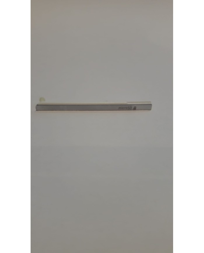 Tapa Lateral de Tarjeta Sim y SD Sony Xperia T3 Blanca