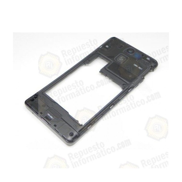 CARCASA INTERMEDIA CON LENTE DE CAMARA ORIGINAL SONY XPERIA V LT25I NEGRA