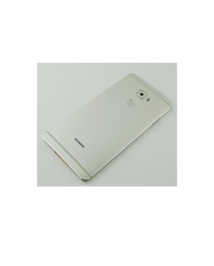 Tapa trasera / Chasis Huawei Mate S " sin flex huella" plata