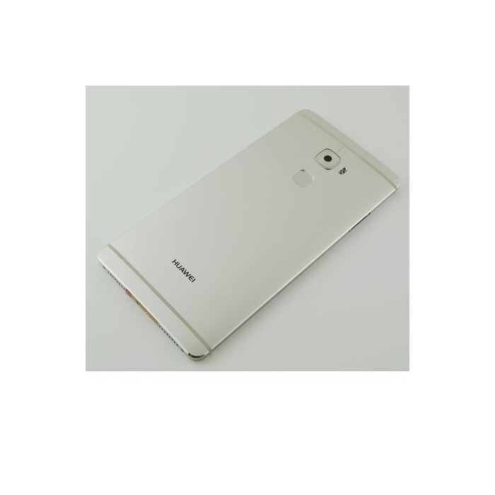 Tapa trasera / Chasis Huawei Mate S " sin flex huella" plata