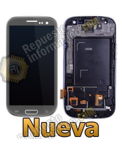 Pantalla (Lcd+tactil+marco)  Galaxy S3 i9300 Gris (directo de fabrica) 100% Testeada