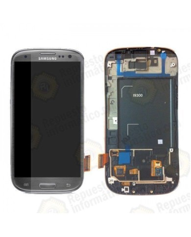 Pantalla (Lcd+tactil+marco)  Galaxy S3 i9300 Gris (directo de fabrica) 100% Testeada