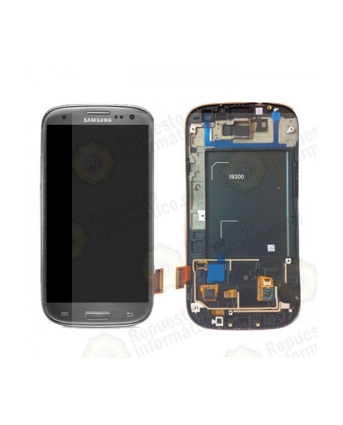 Pantalla (Lcd+tactil+marco)  Galaxy S3 i9300 Gris (directo de fabrica) 100% Testeada