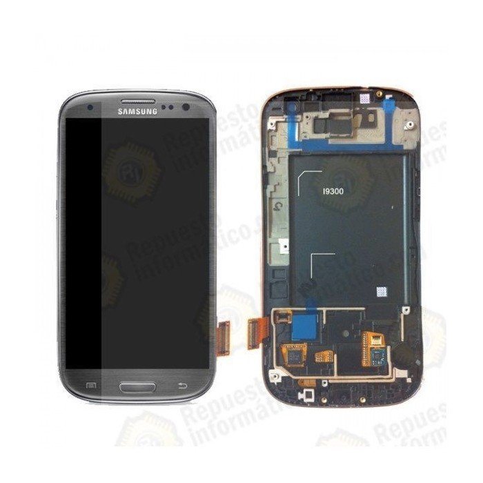 Pantalla (Lcd+tactil+marco)  Galaxy S3 i9300 Gris (directo de fabrica) 100% Testeada