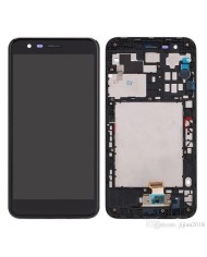 Pantalla Lcd + Tactil con Marco LG K10 2018 Negra
