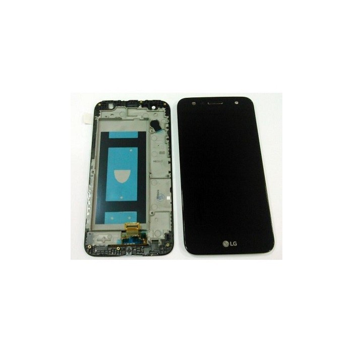 Pantalla Lcd + Tactil con Marco LG X Power II M320 Negra