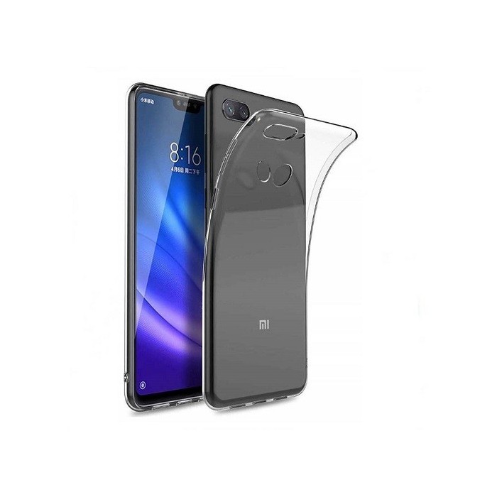 Funda de Silicona Transparente para Xiaomi Mi 8 Lite