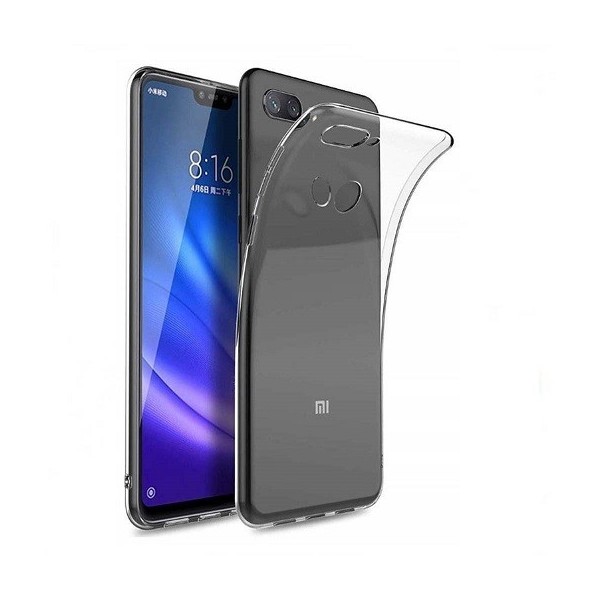Funda de Silicona Transparente para Xiaomi Mi 8 Lite