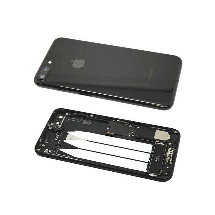 Chasis Carcasa Trasera iPhone 7 Plus con componentes Jet Black