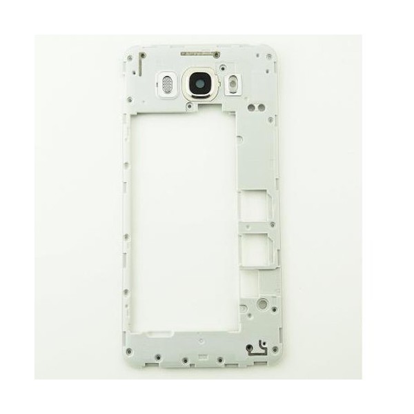 Intermedio+Lente+Embellecedor para Galaxy J7 (2016) (Dorado)